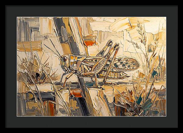 Grasshopper Amongst Grasses