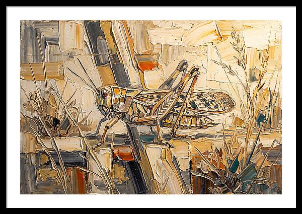 Grasshopper Amongst Grasses