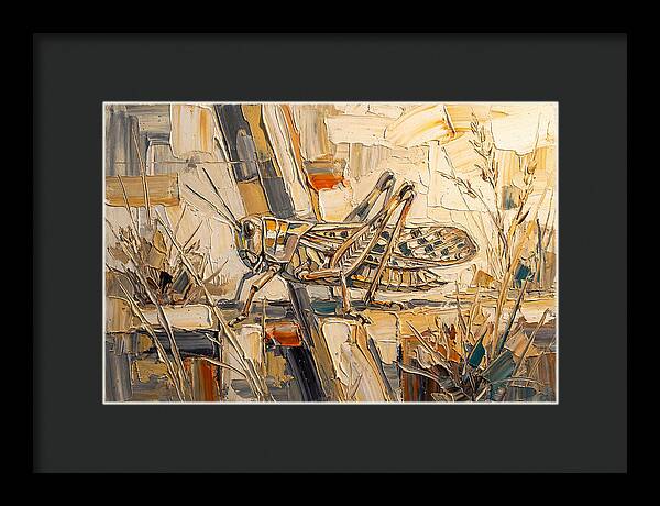 Grasshopper Amongst Grasses