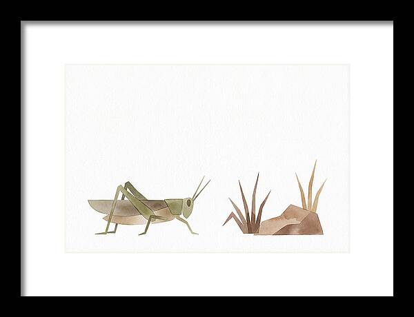 Grasshopper Amongst Nature