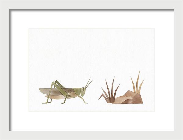 Grasshopper Amongst Nature