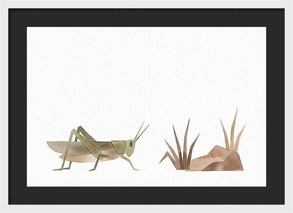 Grasshopper Amongst Nature