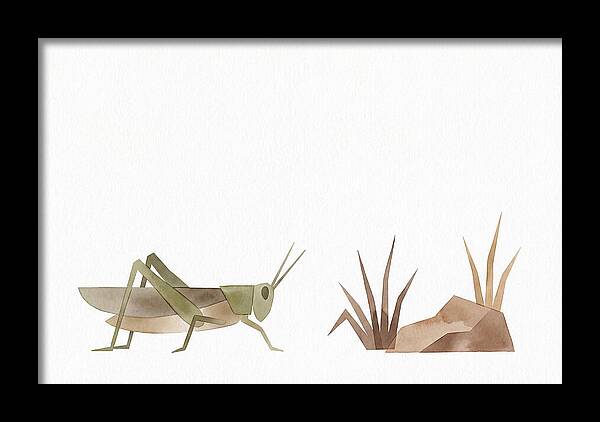 Grasshopper Amongst Nature