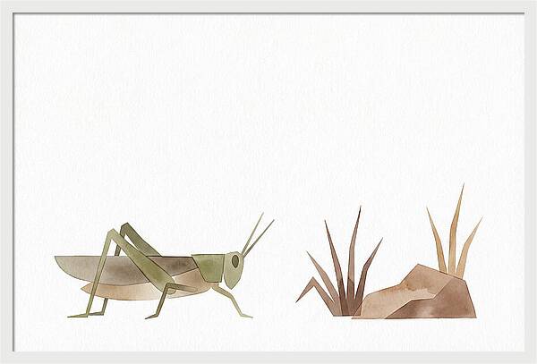Grasshopper Amongst Nature