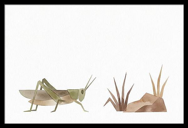 Grasshopper Amongst Nature