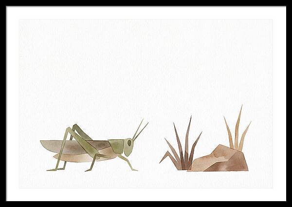 Grasshopper Amongst Nature