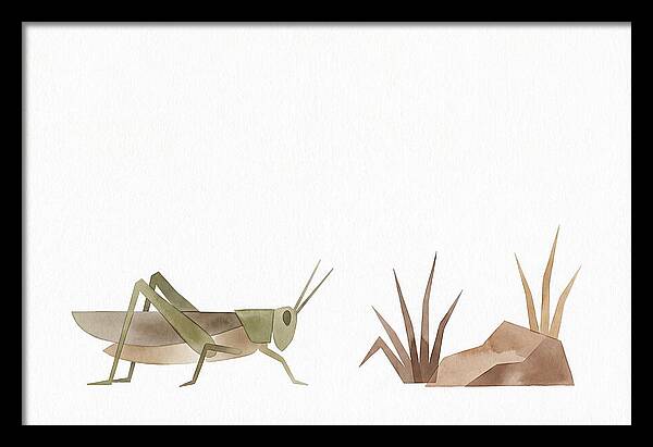 Grasshopper Amongst Nature