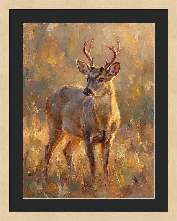 Gray Brocket In Light