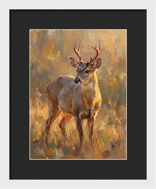 Gray Brocket In Light