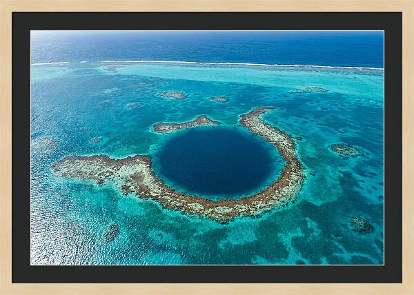 Great Blue Hole Aerial View