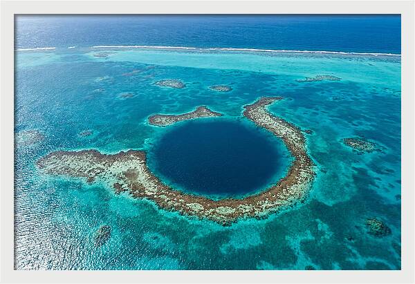 Great Blue Hole Aerial View