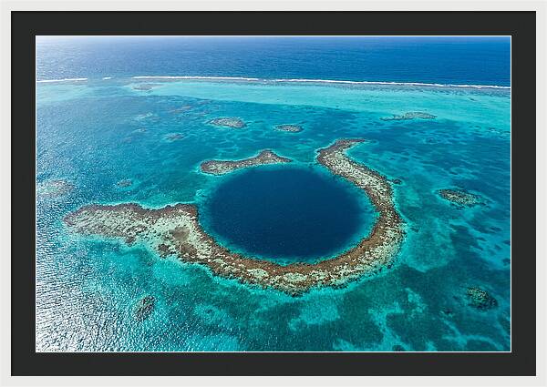 Great Blue Hole Aerial View