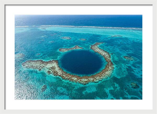 Great Blue Hole Aerial View