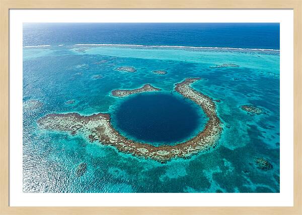 Great Blue Hole Aerial View