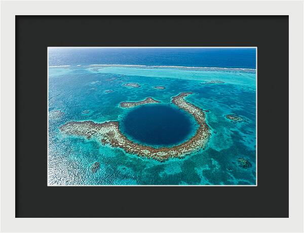 Great Blue Hole Aerial View