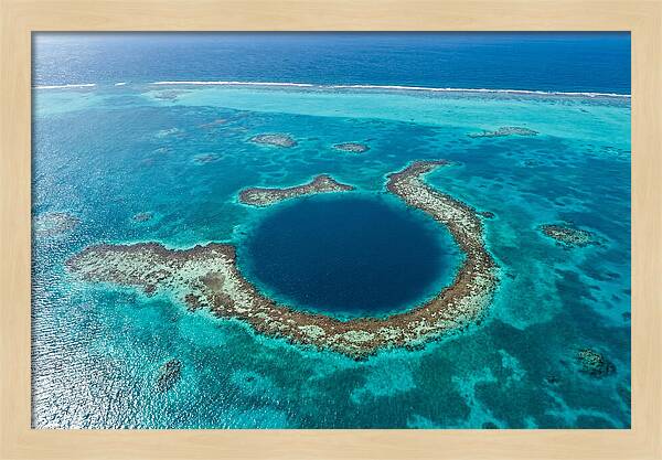 Great Blue Hole Aerial View