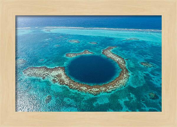 Great Blue Hole Aerial View