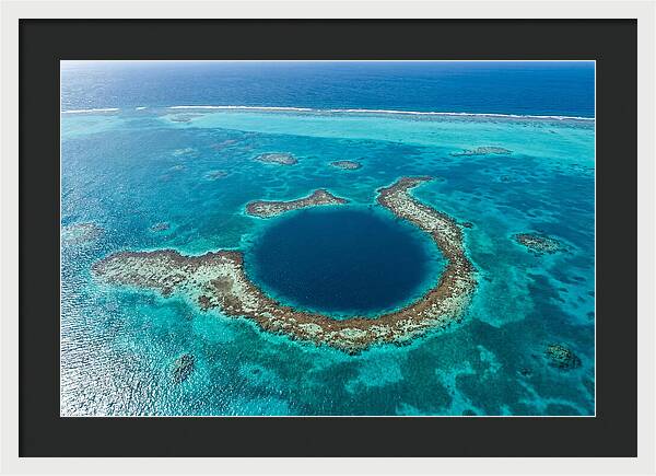Great Blue Hole Aerial View