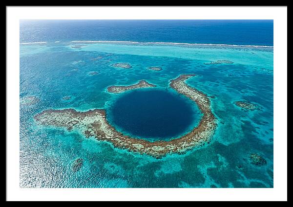 Great Blue Hole Aerial View