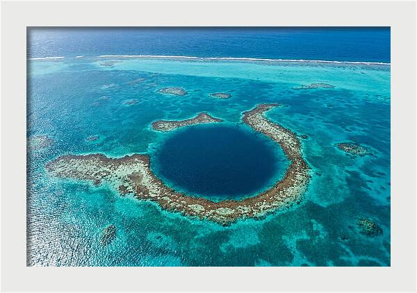 Great Blue Hole Aerial View