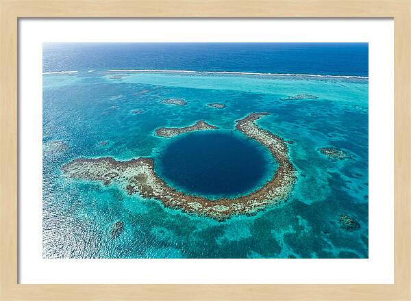 Great Blue Hole Aerial View