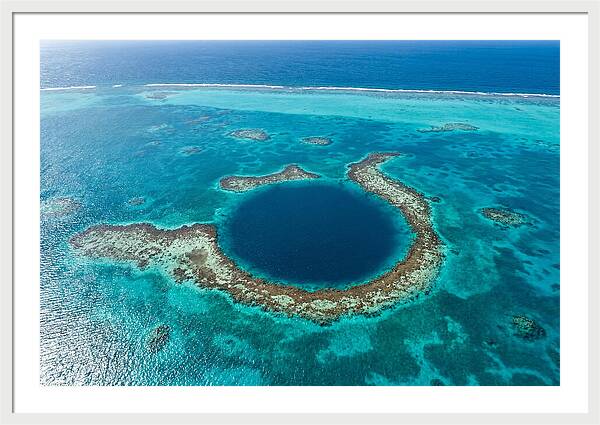 Great Blue Hole Aerial View