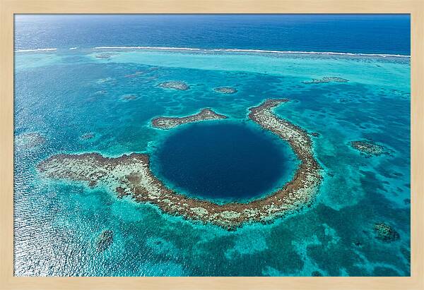 Great Blue Hole Aerial View