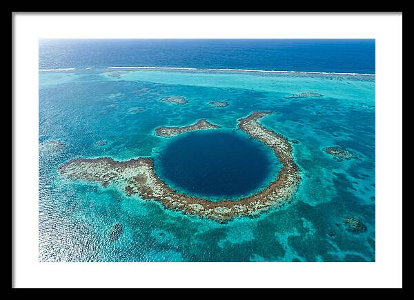 Great Blue Hole Aerial View