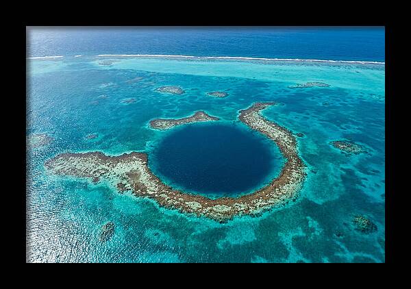Great Blue Hole Aerial View