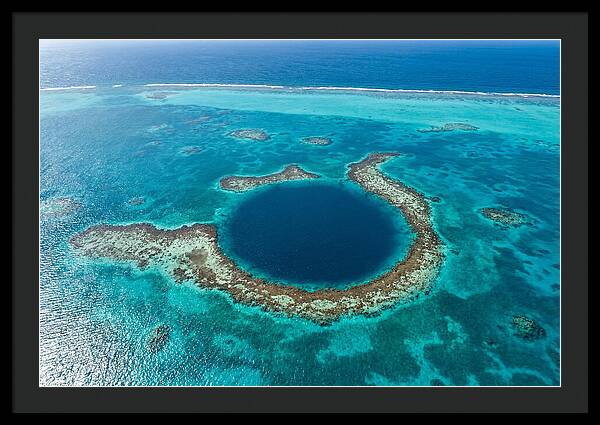 Great Blue Hole Aerial View