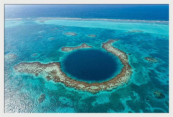 Great Blue Hole Aerial View