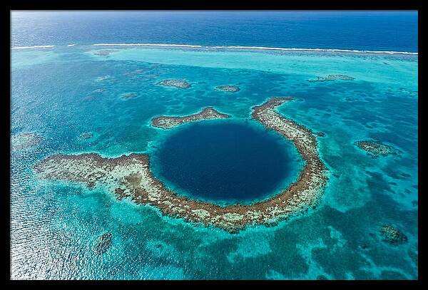 Great Blue Hole Aerial View