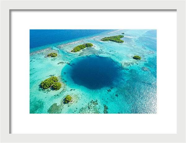Great Blue Hole Aerial View