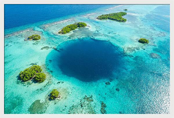Great Blue Hole Aerial View