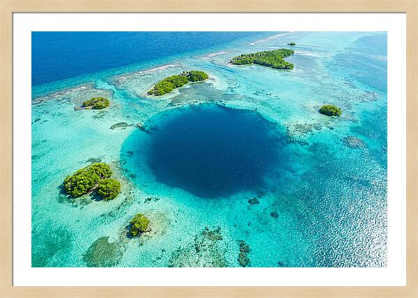 Great Blue Hole Aerial View