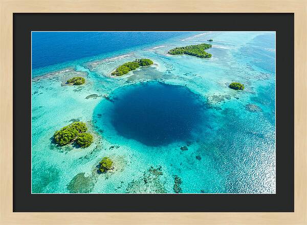 Great Blue Hole Aerial View