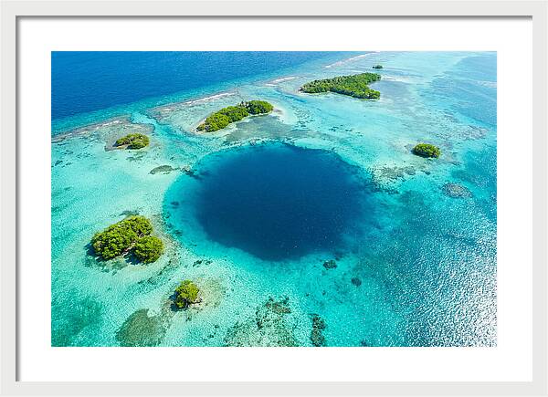 Great Blue Hole Aerial View