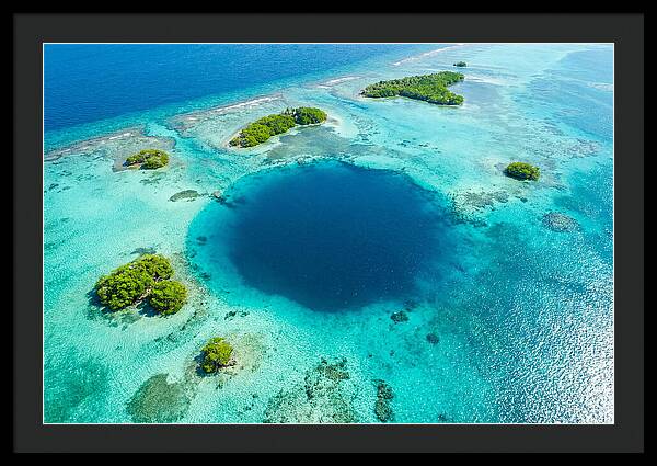 Great Blue Hole Aerial View