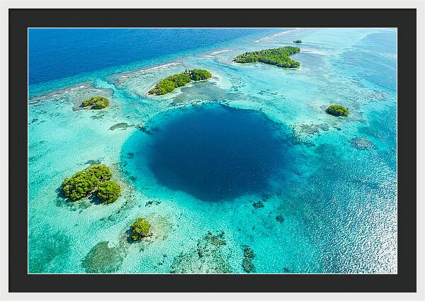 Great Blue Hole Aerial View