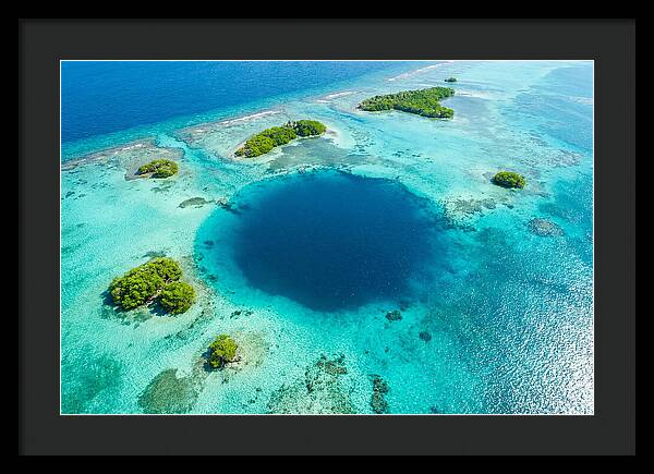 Great Blue Hole Aerial View