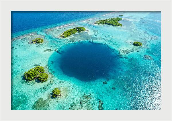 Great Blue Hole Aerial View