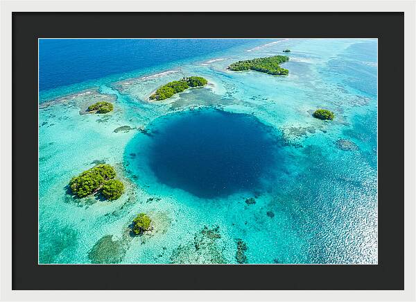 Great Blue Hole Aerial View