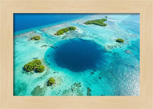 Great Blue Hole Aerial View