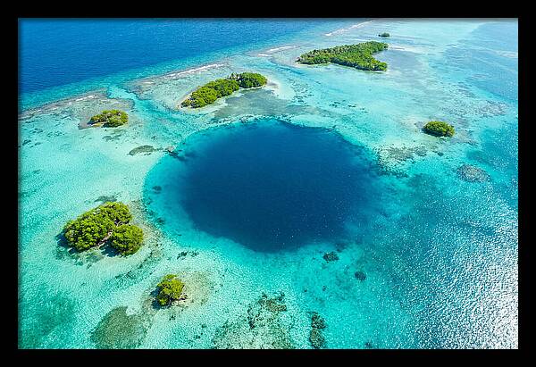 Great Blue Hole Aerial View