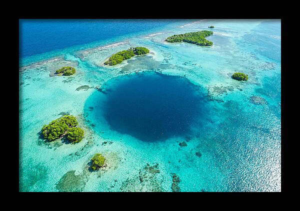 Great Blue Hole Aerial View