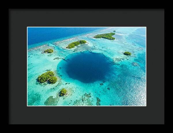 Great Blue Hole Aerial View