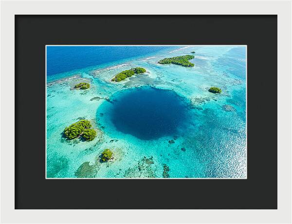 Great Blue Hole Aerial View