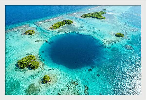 Great Blue Hole Aerial View