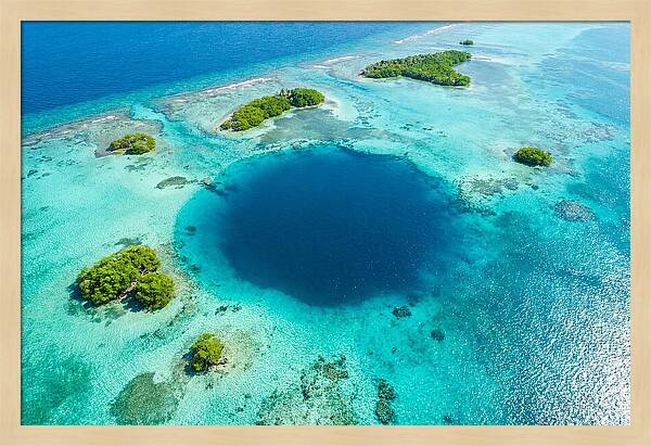Great Blue Hole Aerial View