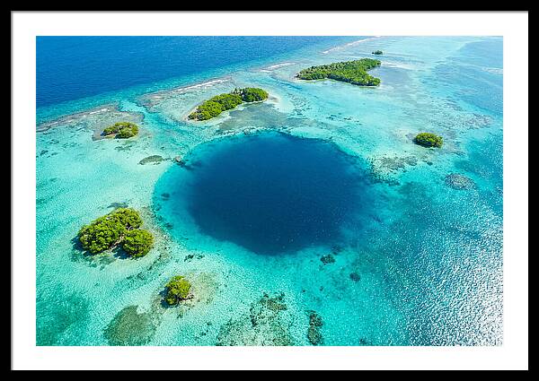 Great Blue Hole Aerial View